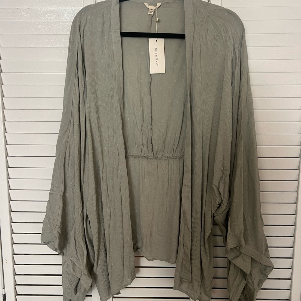 NWT Sim&Sam kimono jacket
